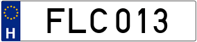 Truck License Plate
